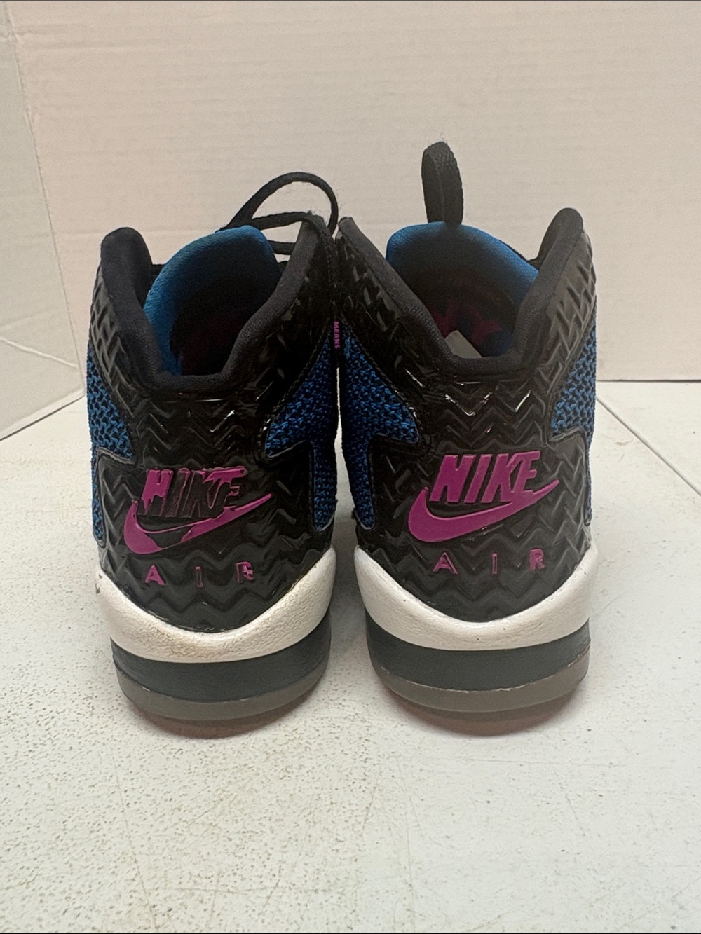 Nike Air Jordan Spike Forty BG NY SHO-NUFF BK YA-DIG size 5Y
